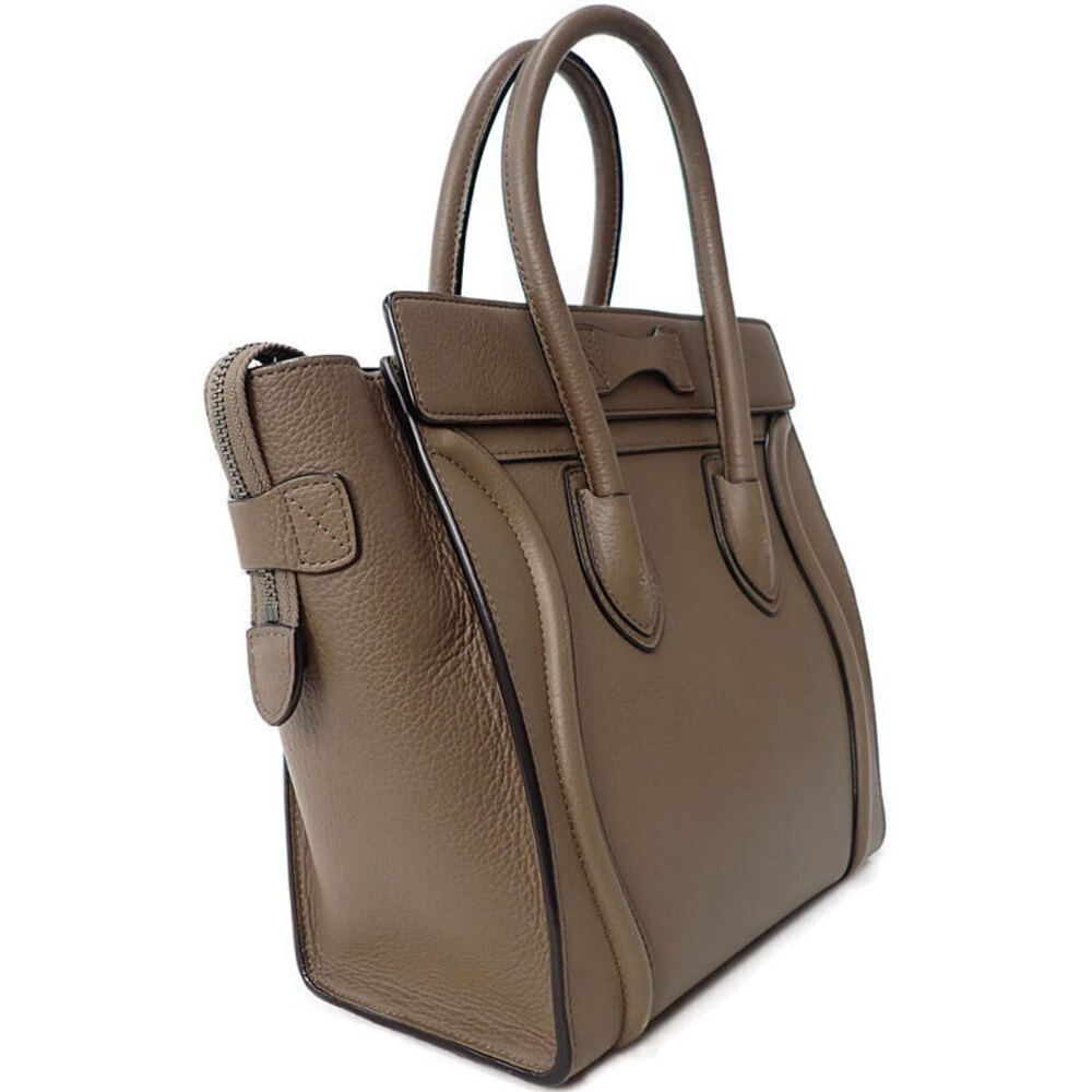 Celine Shopper Tote Shoulder Leather Calfskin Handbag - Picture 2 of 9